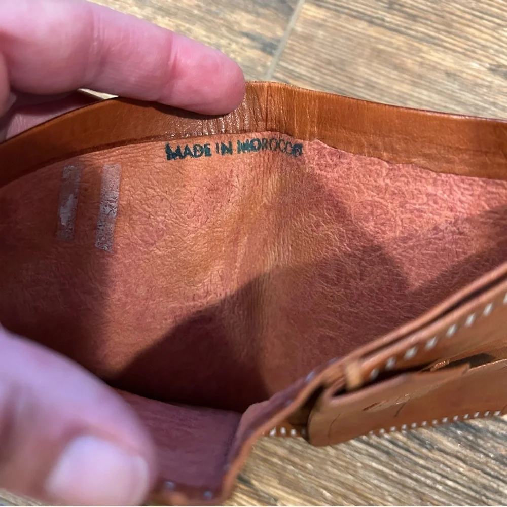Handmade Genuine Leather Wallet – Made in Morocco